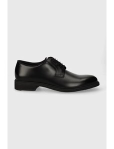 BOSS pantofi de piele Firstclass barbati, culoarea negru, 50499719