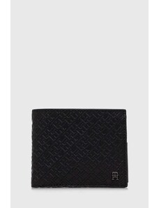 Tommy Hilfiger portofel de piele bărbați, culoarea negru AM0AM11846