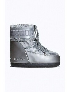 Moon Boot cizme de iarnă culoarea argintiu