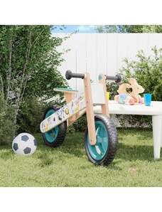 OrlandoKids Bicicleta de echilibru pentru copii, imprimeu si albastru