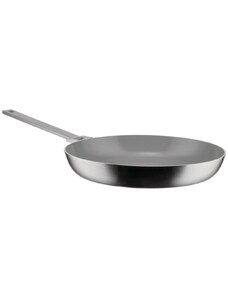 Alessi steel frying pan (28 cm) - Silver