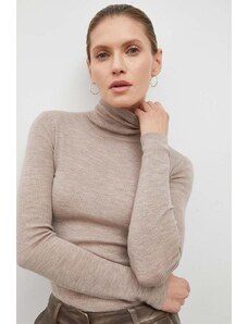 Day Birger et Mikkelsen pulover de lana femei, culoarea bej, light, cu guler