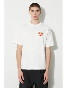 Human Made tricou din bumbac Graphic bărbați, culoarea alb, cu imprimeu, HM26TE011