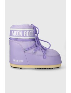 Moon Boot cizme de iarnă ICON LOW NYLON culoarea violet, 14093400.013