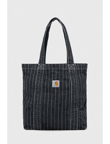 Carhartt WIP geantă Orlean Tote Bag culoarea negru, I033007.1XX06