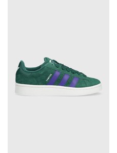 adidas Originals sneakers din piele întoarsă Campus 00s culoarea verde, ID3170
