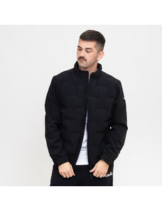 Guess theo quilted jacket BLACK
