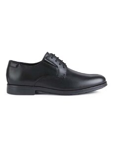 Geox pantofi de piele U HILSTONE WIDE A culoarea negru, U255DA00043C9999