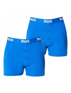 Lonsdale 2 Pack Boxers Mens Blue