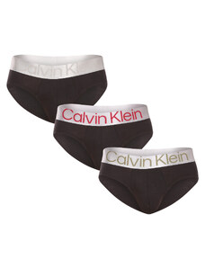 3PACK slipuri bărbați Calvin Klein negre (NB3129A-GIW) XL