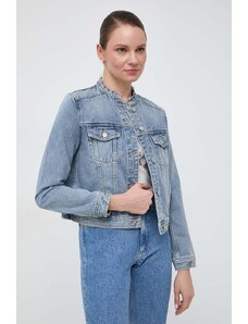 Armani Exchange geaca jeans femei, de tranzitie