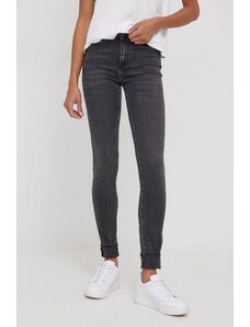 Tommy Hilfiger jeans femei, culoarea gri WW0WW40624