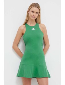 adidas Performance rochie sport culoarea verde, mini, evazați IS7230