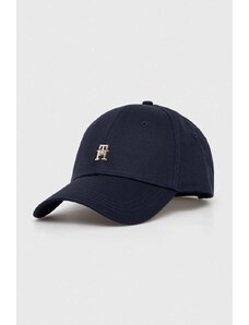 Tommy Hilfiger șapcă de baseball din bumbac culoarea bleumarin, uni AW0AW15772