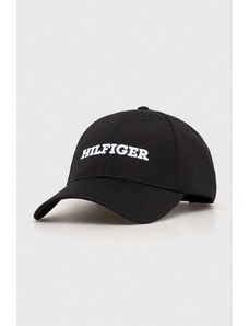 Tommy Hilfiger șapcă culoarea negru, cu imprimeu AM0AM12043