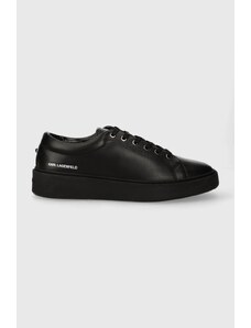 Karl Lagerfeld sneakers din piele FLINT culoarea negru, KL53320A