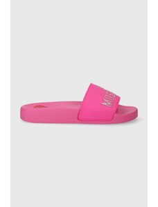 Love Moschino papuci femei, culoarea roz JA28122G1II13604