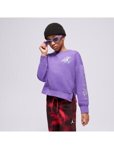 Jordan Bluză Take Flight Snap Crew Girl Copii Îmbrăcăminte Bluze 45C808-P44 Violet