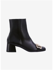 Black women's leather ankle boots with heels Högl Sophie - Women