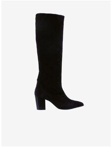 Women's black suede heeled boots Högl Dress Up - Women