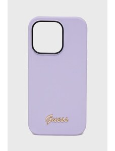 Guess husa pentru telefon iPhone 14 Pro 6,1" culoarea violet