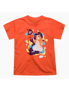 Tricou vesel pentru copii Dedoles Hamster dansator Orange (D-K-AP-TSH-C-C-1674) 3-4 ani