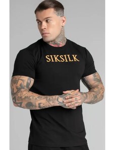 Tricou SIKSILK Muscle Fit black