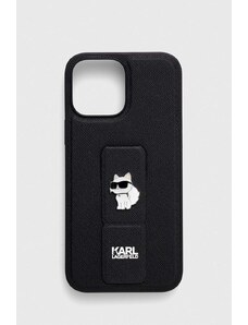 Karl Lagerfeld husă pentru telefon iPhone 13 Pro Max 6.7'' culoarea negru