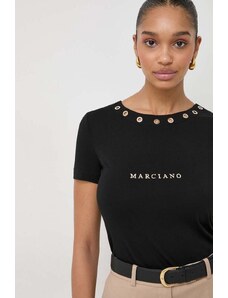 Marciano Guess tricou femei, culoarea negru