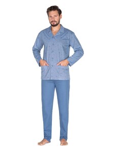 REGINA Pijama pentru bărbați 444 light blue