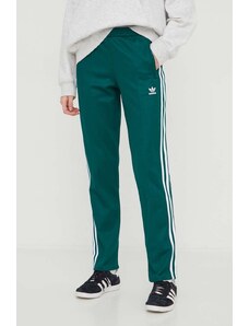 adidas Originals pantaloni de trening culoarea verde, cu imprimeu IP0628