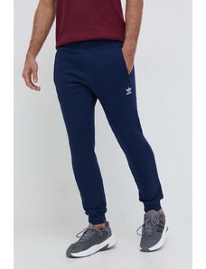 adidas Originals pantaloni de trening culoarea bleumarin, uni IR7804