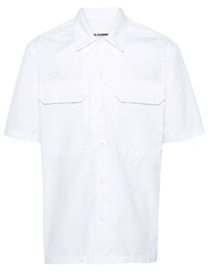 Jil Sander short-sleeve cotton shirt - White