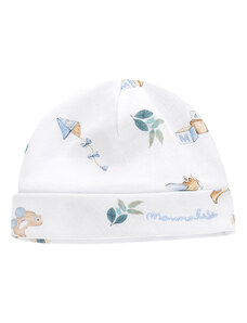 MONNALISA Cotton Bonnet With Pattern