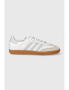 adidas Originals sneakers din piele Samba OG culoarea alb, IE0877