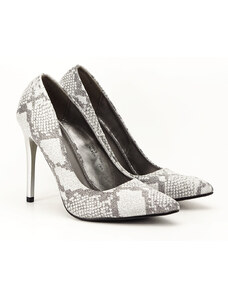 SOFILINE Pantofi dama cu print reptila B-198-2 02 Argintii