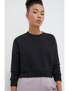 adidas bluză femei, culoarea negru, uni IW1225
