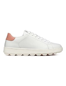 Geox sneakers din piele D SPHERICA ECUB-1 culoarea alb, D45WEA 09BBC C1Z5Q