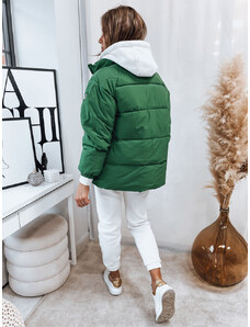 Women's quilted winter jacket SPACE green Dstreet
