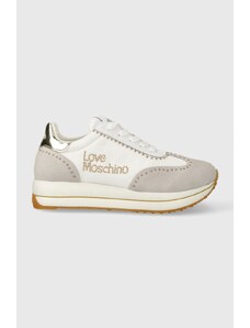 Love Moschino sneakers culoarea alb JA15054G1IIND10A