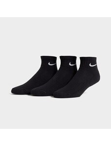 Nike 3 Pack Cushioned Quarter Socks Femei Accesorii Șosete SX7667-010 Negru