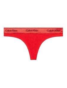 Tanga pentru femei Calvin Klein roșu supradimensionat (QF7450E-XAT) XL