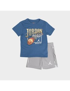 Jordan Set Jdb Air Court Mesh Short Set Copii Îmbrăcăminte Jordan 85C206-G0W Albastru