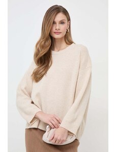 Weekend Max Mara pulover de lână femei, culoarea bej 2415360000000