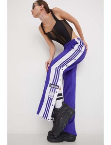 adidas Originals pantaloni de trening culoarea violet, cu imprimeu IP0624