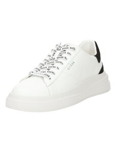 GUESS Sneaker low 'ELBA' negru / alb