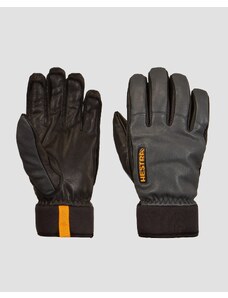 Mănuși de schi pentru bărbați Hestra Army Leather Wool Terry - 5 finger