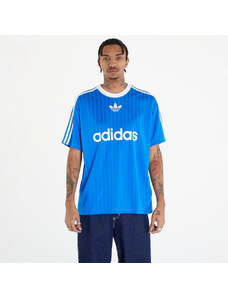 adidas Originals Tricou pentru bărbați adidas Adicolor Poly Short Sleeve Tee Blue Bird/ White