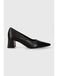 Vagabond Shoemakers pantofi de piele ALTEA culoarea negru, cu toc drept, 5740.001.20