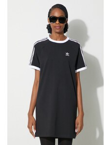 adidas Originals rochie 3-Stripes Raglan culoarea negru, mini, oversize, IU2534